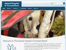 Tablet Screenshot of animalhospitalofcb.com